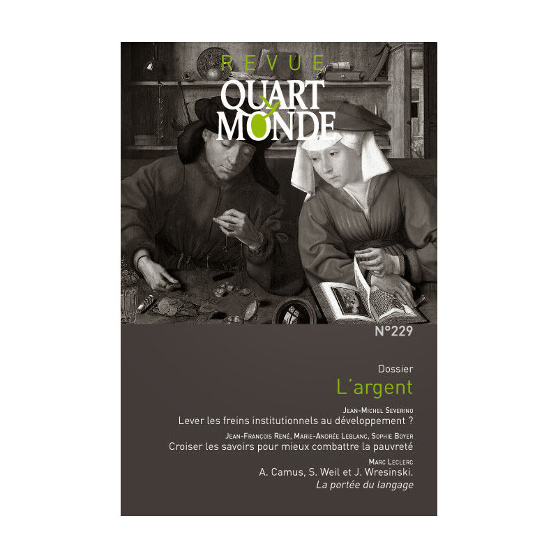 Revue quart monde n° 229 - L'argent