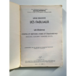 LES FABLIAUX. Contes et sketches d'hier et d'aujourd'hui