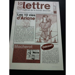 La lettre - l'officiel de la bande dessinée N°59