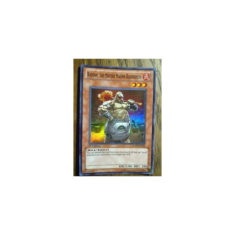 Kayenn The Master Magma Blacksmith HA05-EN012 Yu-Gi-Oh