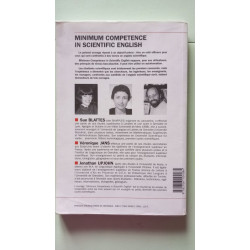 Minimum competence in scientific english