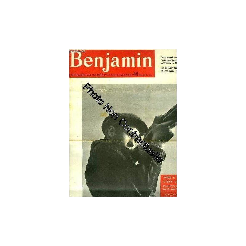 Journal Benjamin N°93 : Reliez Vous-Même Les Livres De...