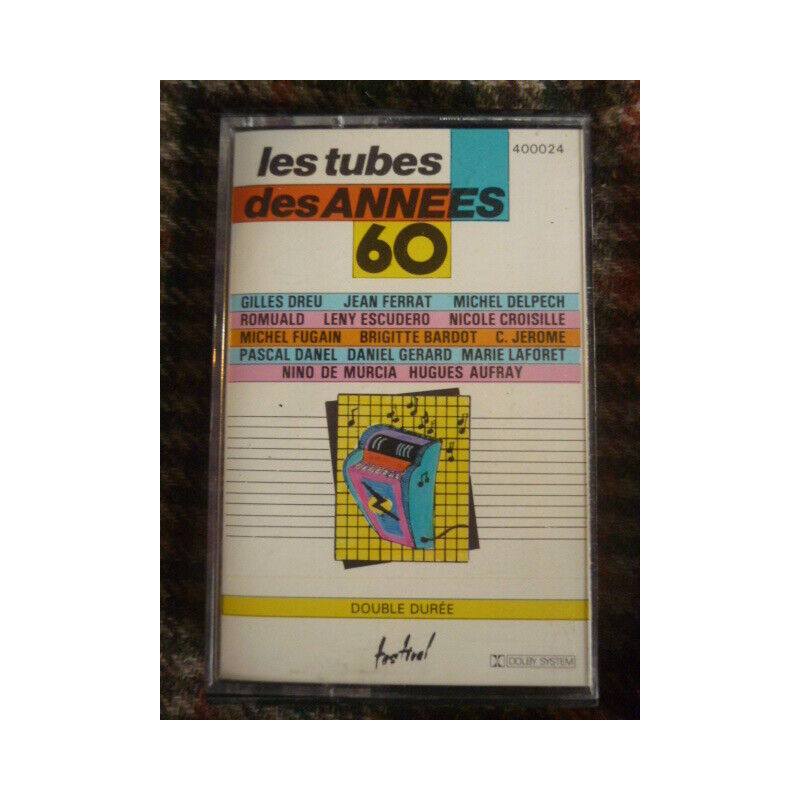 LES TUBES DES ANNEES 60 Cassette Audio-K7 festival 400024 MU 438