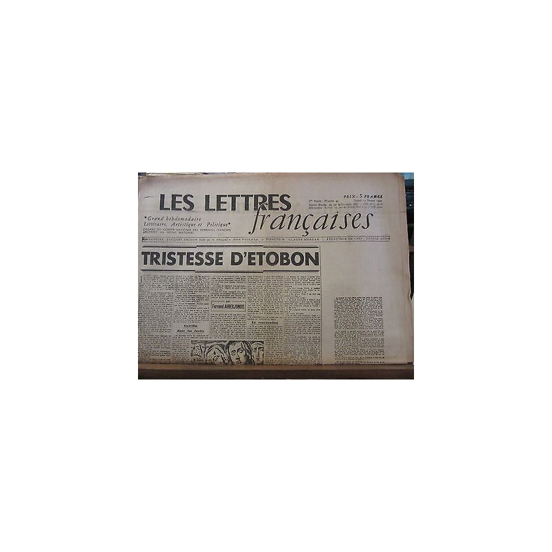 Les Lettres Françaises n43 17 Février 1945 paulhan peynet effel aragon