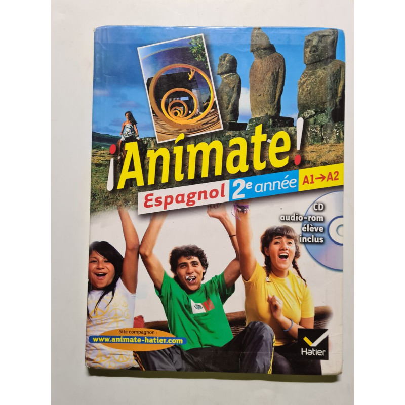 Animate Espagnol 2e année éd. 2012 - Manuel de l'élève + CD audio-rom