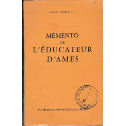Mémento de l'éducateur d'ames