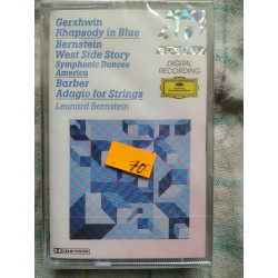 Gershwin Rhapsody in Blue Leonard Bernstein Cassette Audio NEUVE...