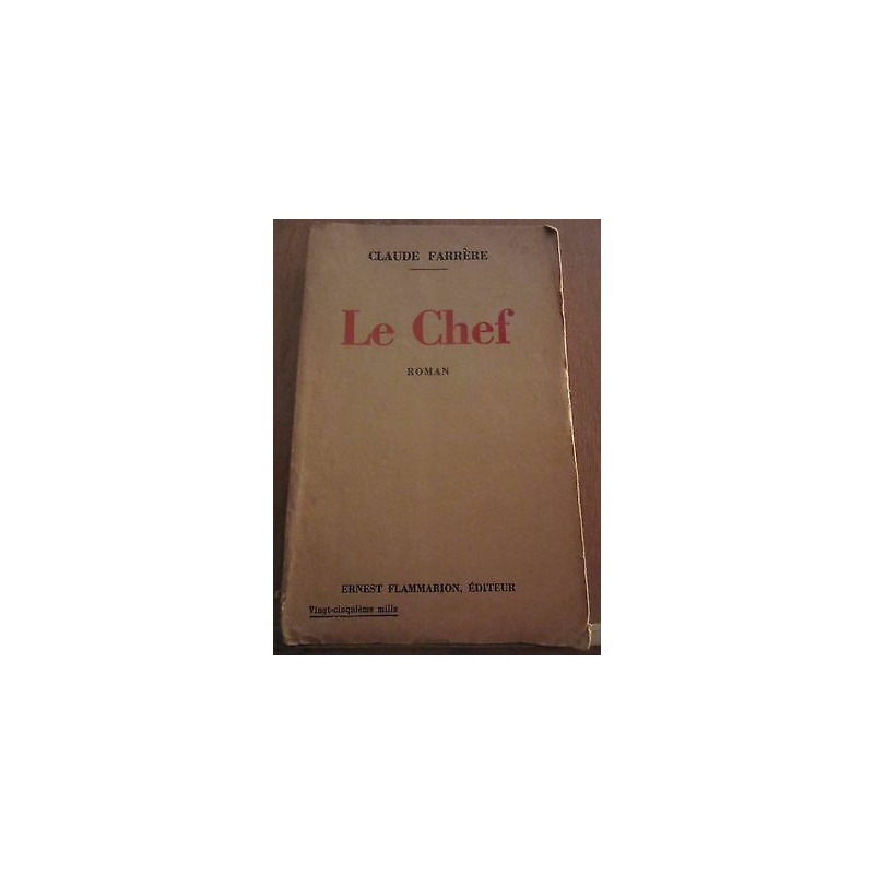 Le chef Ernest