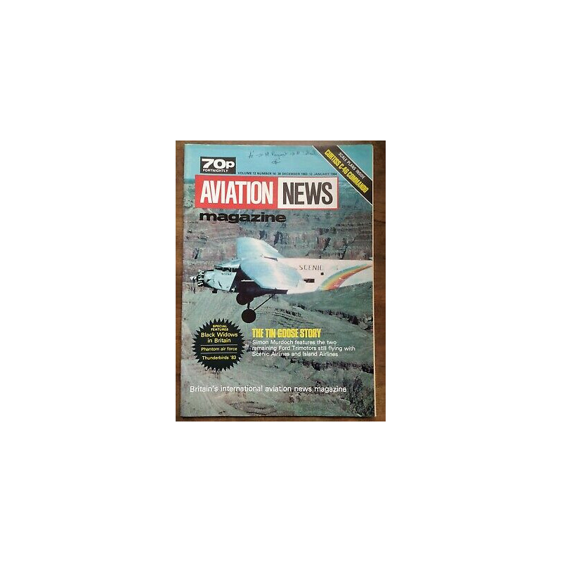 Aviation News Magazine vol 12 Nº 16 30 December 1983 12 January 1984
