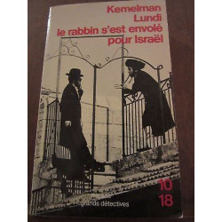 kemelman Lundi le rabbin s'est envolé pour israël