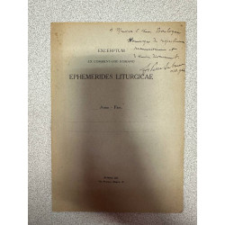 Excerptum ex commentario romano ephemerides liturgicae