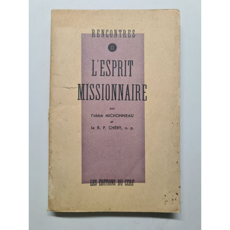 L'Esprit missionnaire