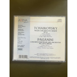 Tchaikovsky et Paganini: Violin Concertos CD
