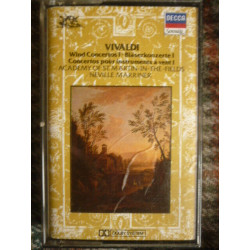 Vivaldi Wind Concertos I-Neville Marriner Cassette Audio Decca 414...