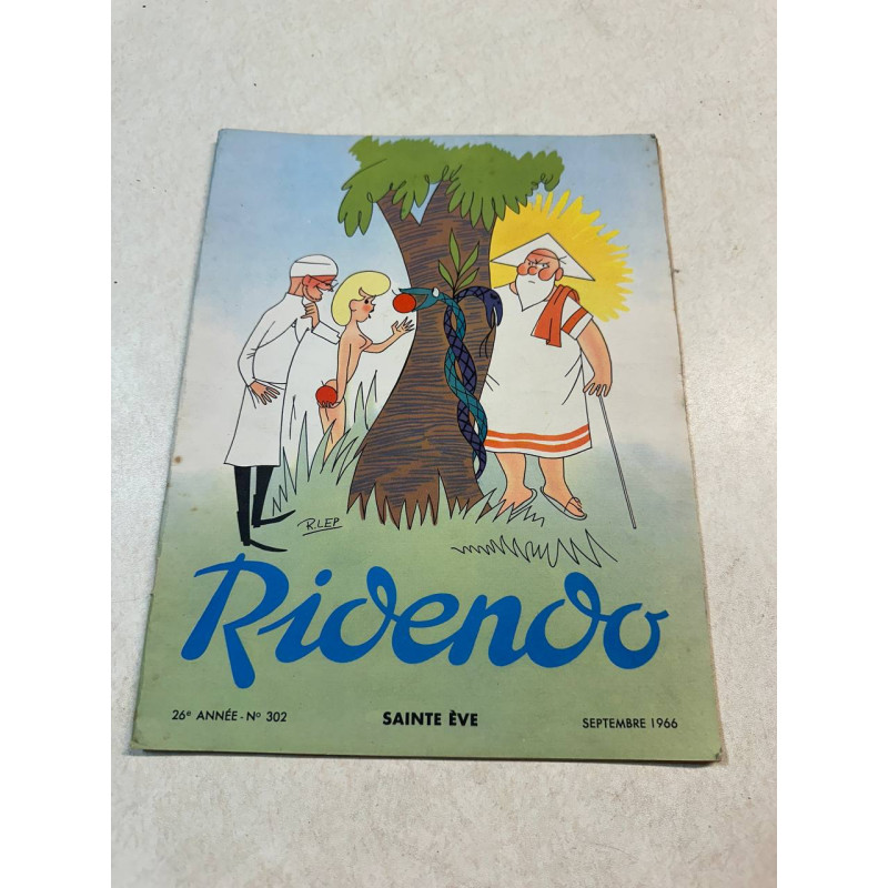 Ridendo 26e ANNÉE- Nº 302 - SEPTEMBRE 1966