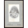 Ancienne photo d'art d'un Bébé par Dancourt à Charmes Vosges 88...