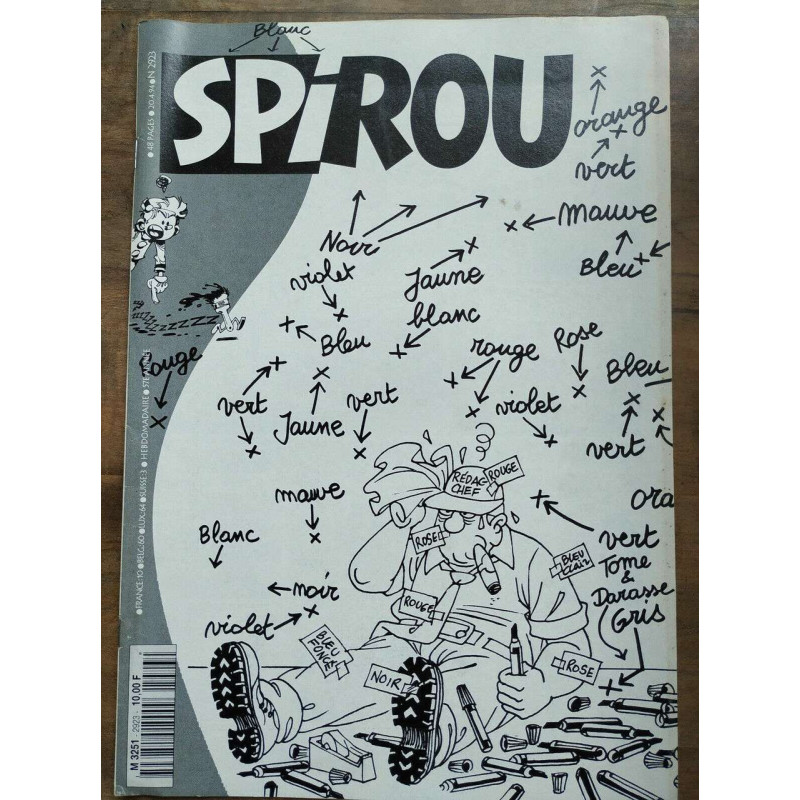 Magazine Spirou n2923 Avril 1994