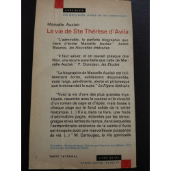 La vie de Sainte Thérèse d'Avila