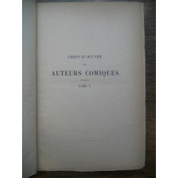 Chefs-d'Oeuvre des Auteurs comiques Tome V...