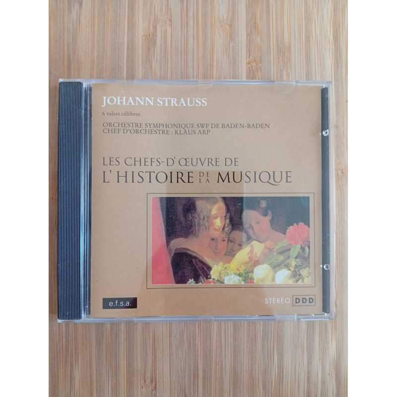 Les chefs d'oeuvre de l'histoire de la musique - johann strauss