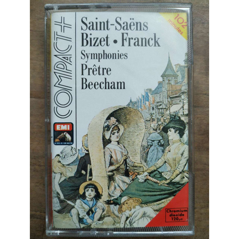 Saint-Saens Bizet Franck - Prêtre Beecham Cassette Audio-K7