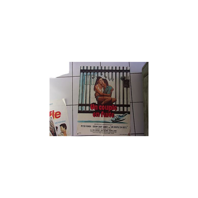 affiche 78 x 58 cms film UN COUPLE EN FUITE Peter Fonda Susan St James
