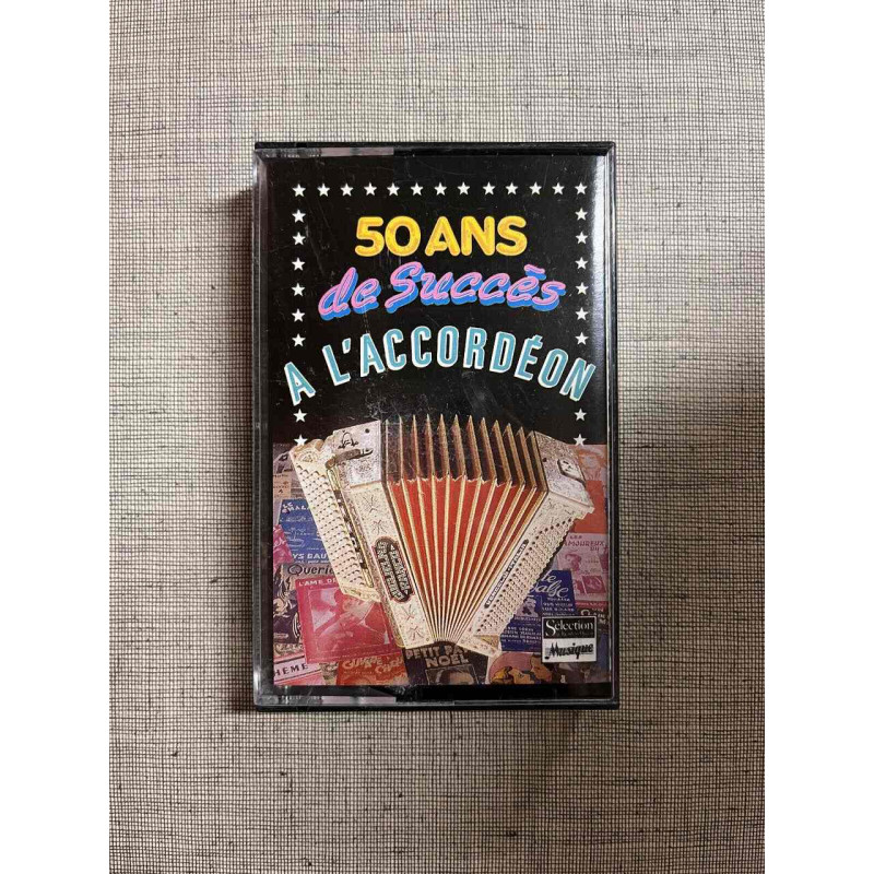 Cassette 50 ans de succès à l'accordéon Cassette Audio-K7