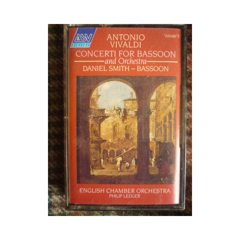 vivaldi Concerti for Bassoon-Daniel smith Cassette Audio ASV...
