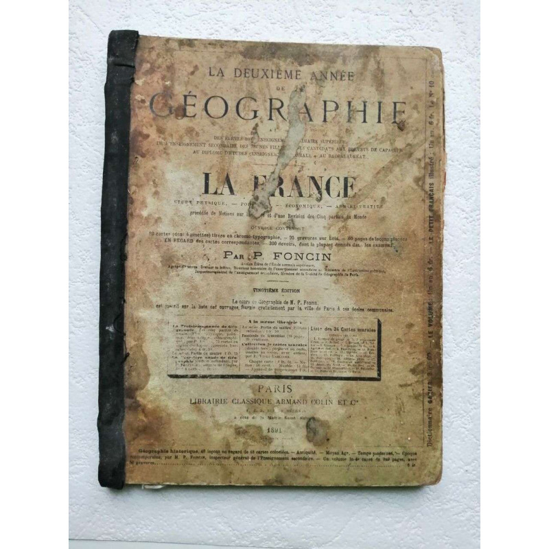 La deuxième année de géographie