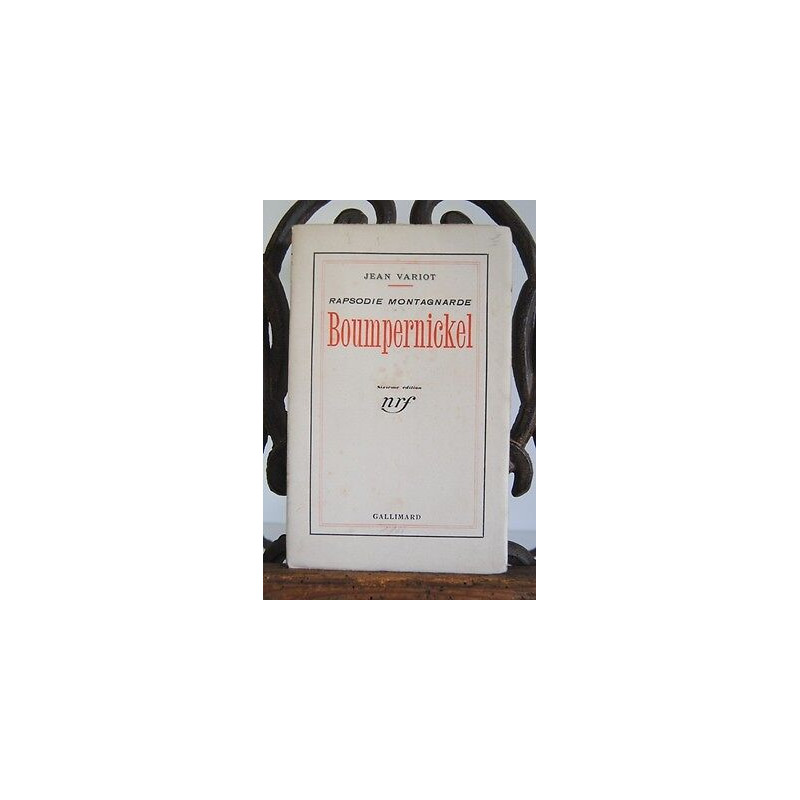 BOUMPERNICKEL Rapsodie Montagnarde