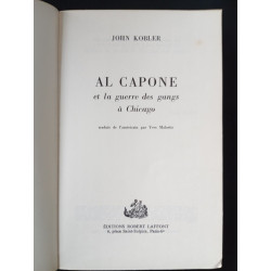 Al capone et la guerre des gangs à chicago