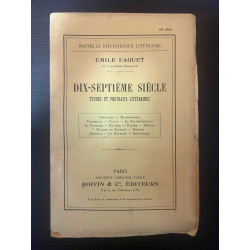 Dix septième siècle / Etudes littéraires