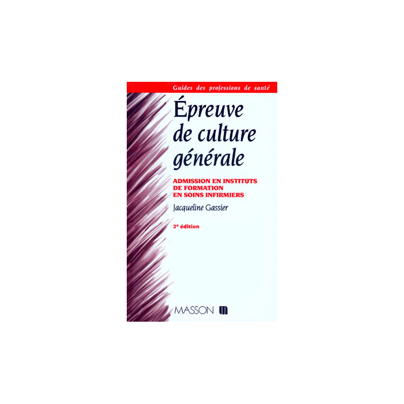 Epreuve de culture générale: Les grands problèmes sanitaires et...