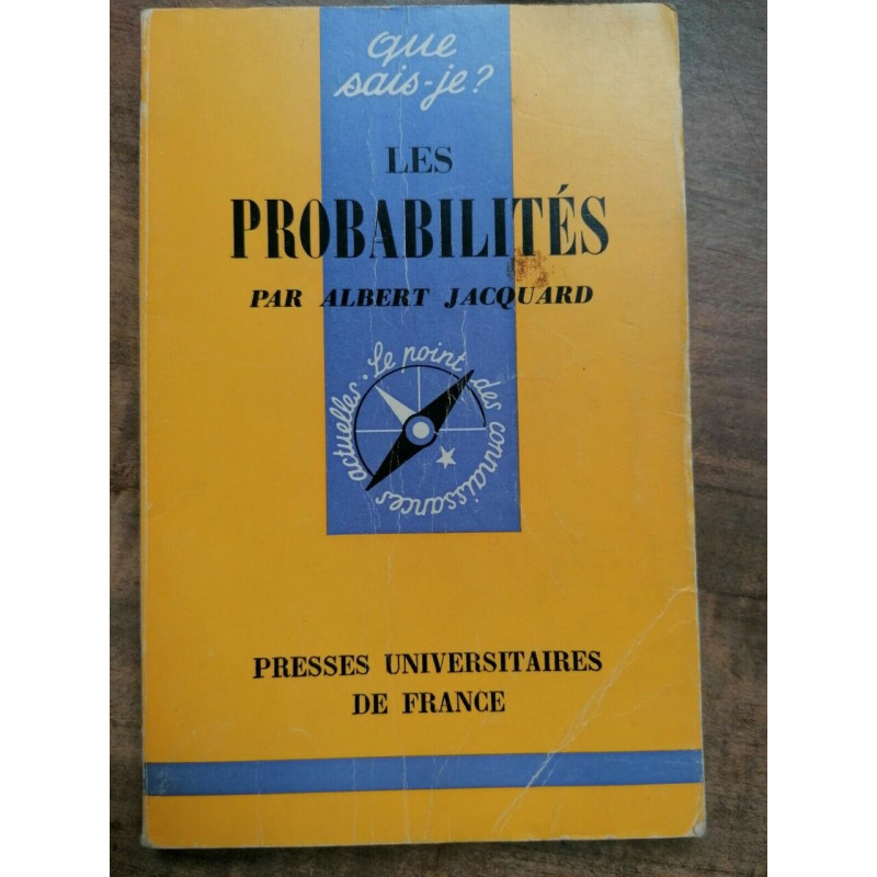 Les probabilités Presses universitaires de France