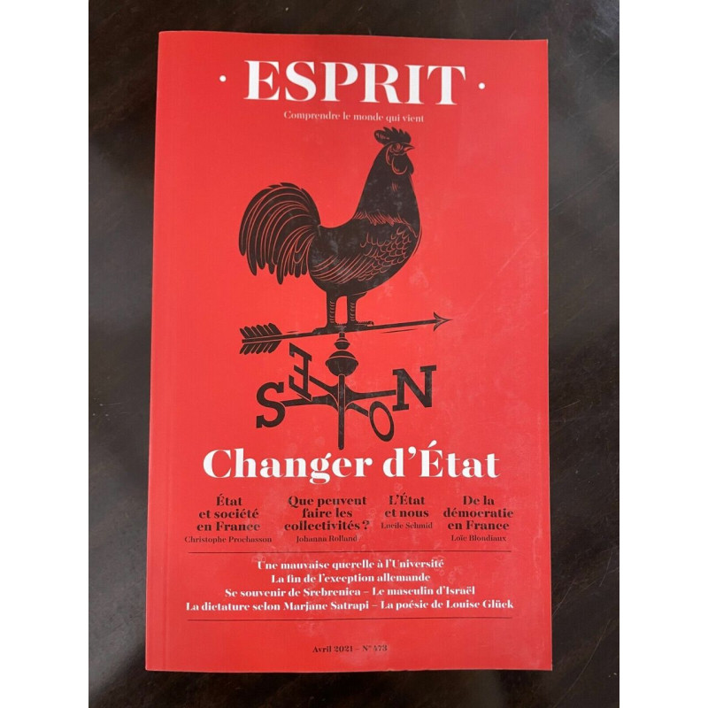 Revue Esprit n 473 Changer d'Etat Avril 2021