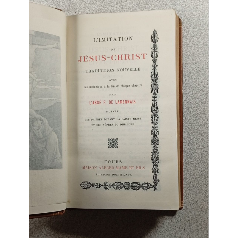 L'imitation de Jésus Christ traduction nouvelle avec des...