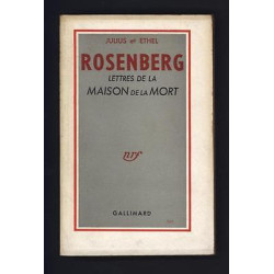 JULIUS et ETHEL Rosenberg lettres de la Maison de la Mort 1953 Nrf...