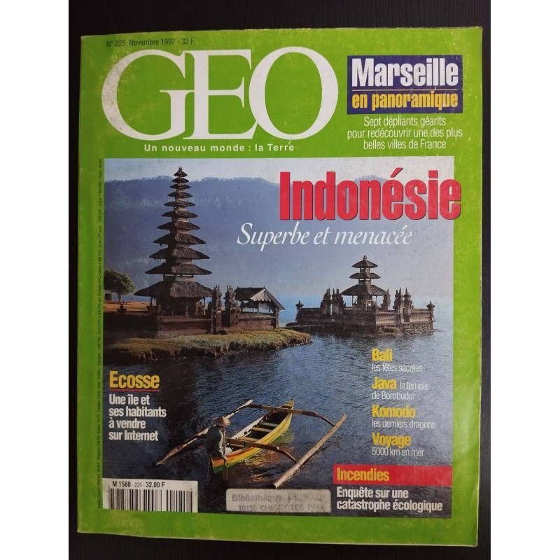 Revue Géo Magazine N° 225