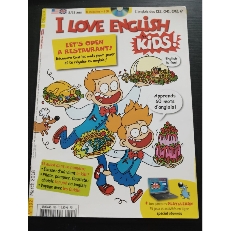 I Love English for Kids N°192
