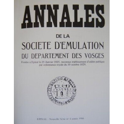Annales de la Société d'émulation des VOSGES