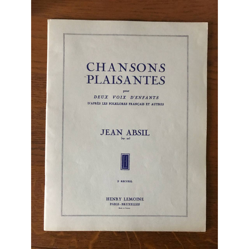 Chansons plaisantes op.94