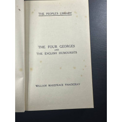 The four georges the english humourists