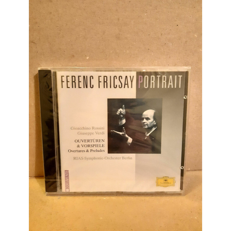 Rossini Verdi Overtures - Ferenc Fricsay Portrait CD NEUF SOUS BLISTER