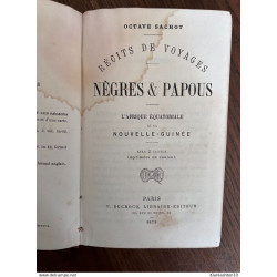 Récits de voyages negres et papous p Ducrocq
