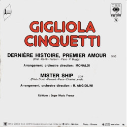 Dernière Histoire Premier Amour / Mister Ship