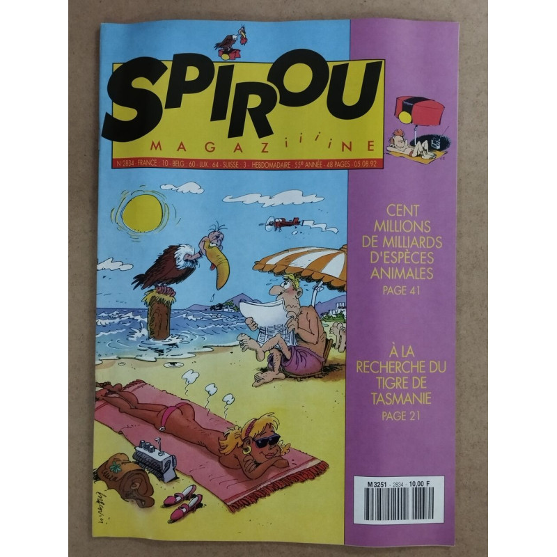 Revue Le Journal de Spirou N° 2834
