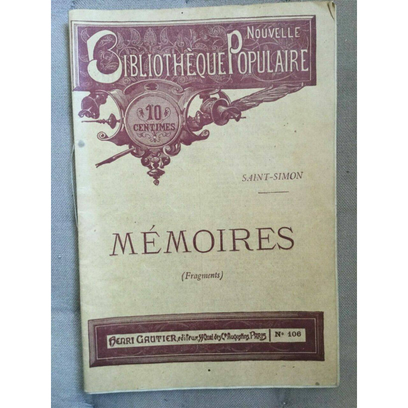 Saint-Simon Mémoires N106 Henri Gautier