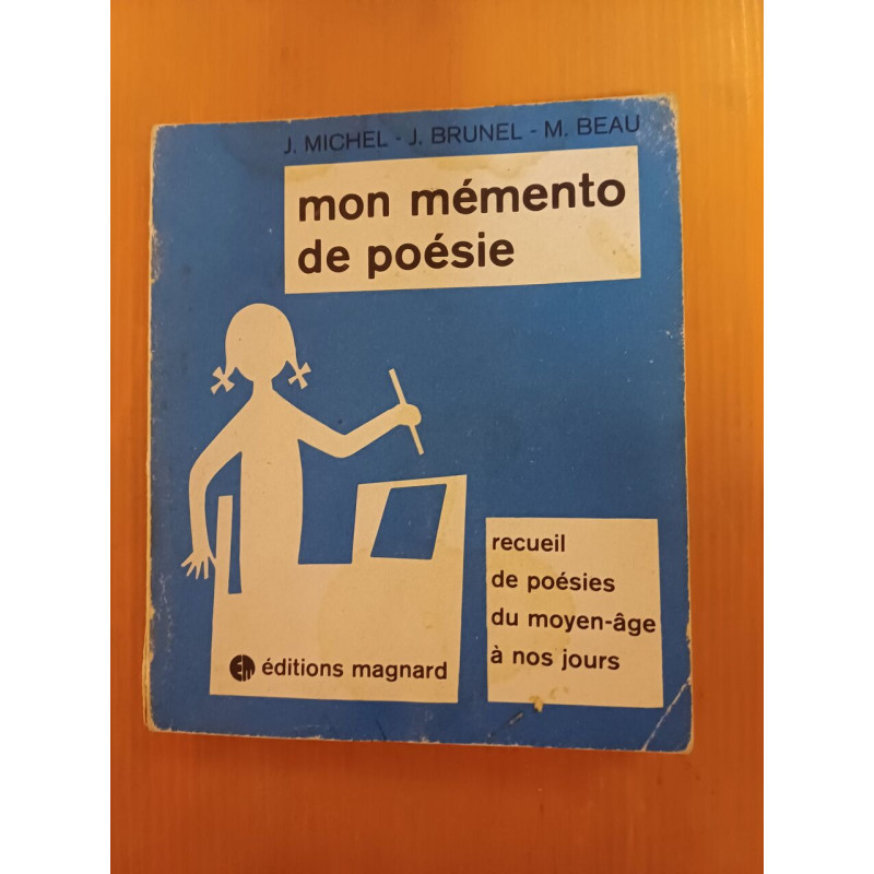 Mon memento de poésie