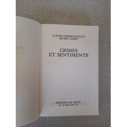 Crimes et sentiments