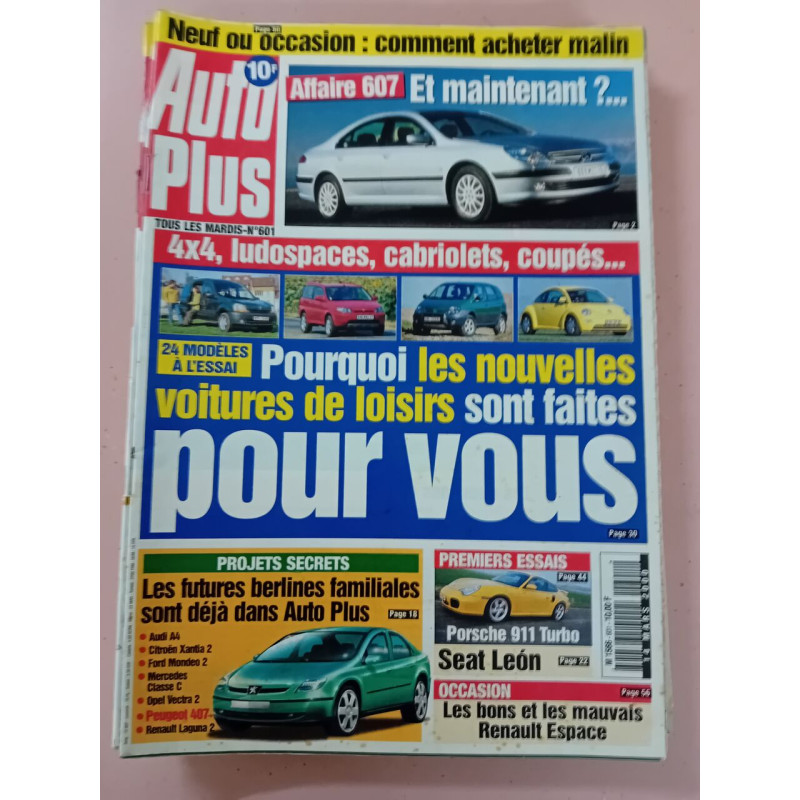 Revue Auto Plus N° 601